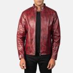 Alex Red Leather Jacket