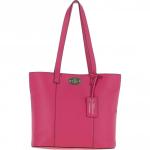 Real Leather Tote Bag Rasberry Sorbet